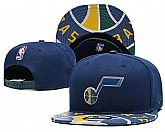 Utah Jazz Team Logo Adjustable Hat YD (2)